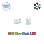 100pcs 0805 Flash LED SMD Diodes White RED Blue Green Yellow Orange RGB PLR Emitting Alto Brilho 0805 Blink Color Change