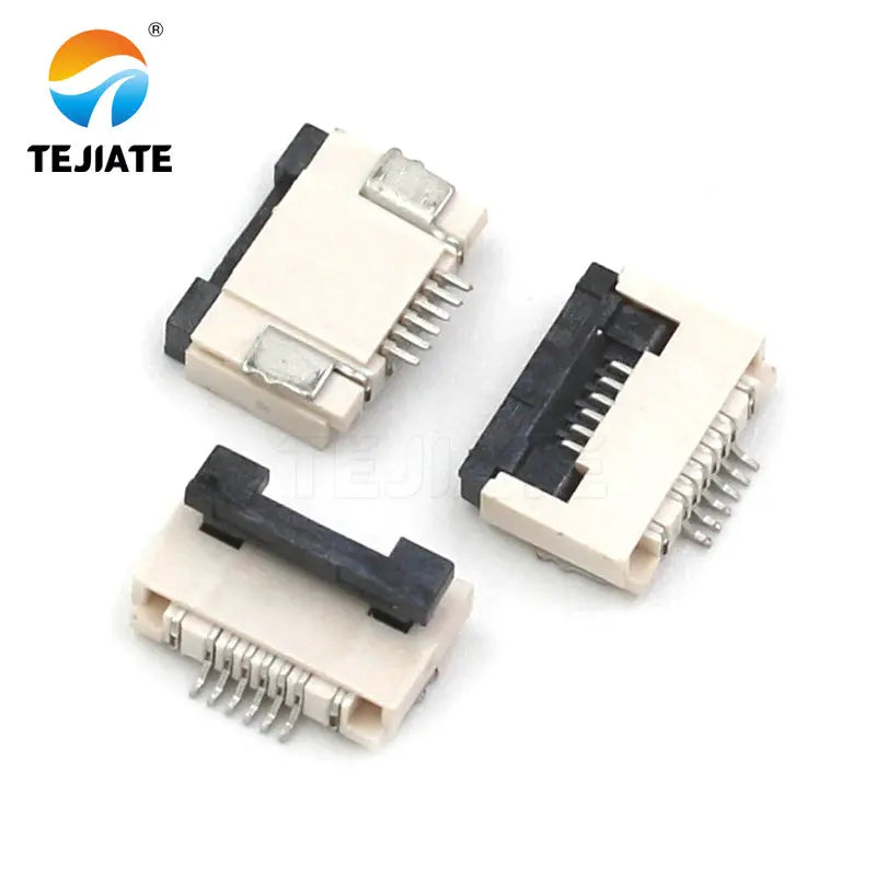 10PCS FFC/FPC Connector Flat Cable Socket 0.5MM Adapter 4/5/6/8/9/10/12/14/16/18/20/22P Down Flip Type Plug Kit