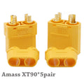 Amass XT90 Plug Male Female Battery Connectors 4.5mm Gold Plated Banana Plug For RC Lipo Car Airplane Drone Truck Toy