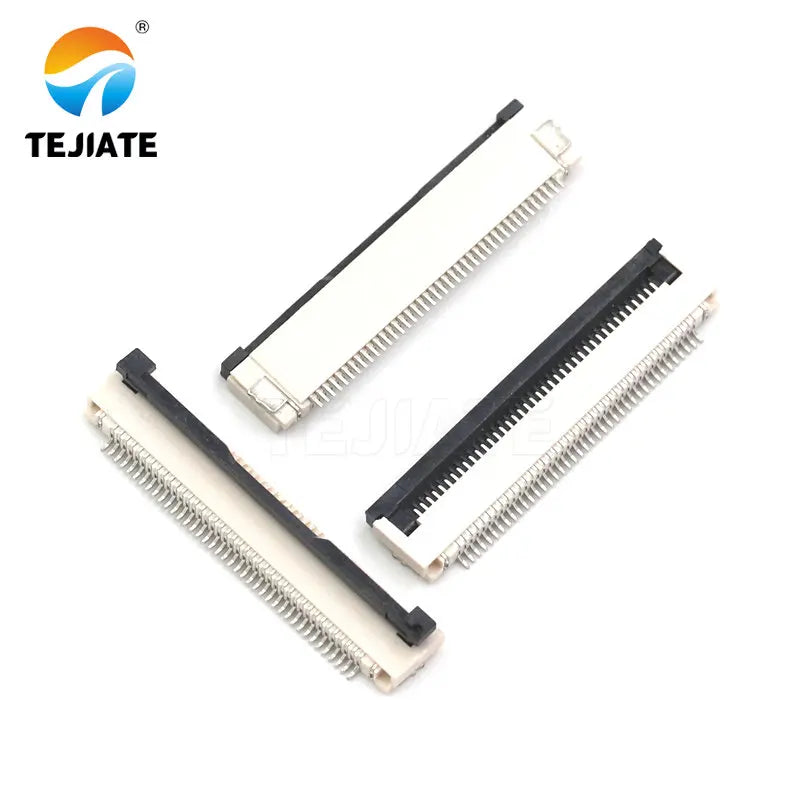10PCS FFC/FPC Connector Flat Cable Socket 0.5MM Adapter 24/26/28/30/32/34/40/45/50/54/60P Down Flip Type Plug Kit