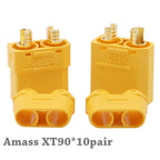 Amass XT90 Plug Male Female Battery Connectors 4.5mm Gold Plated Banana Plug For RC Lipo Car Airplane Drone Truck Toy