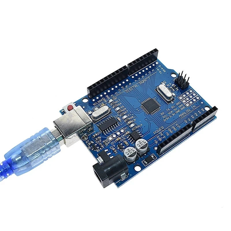 modified version One set UNO R3 CH340G+MEGA328P Chip 16Mhz For Arduino UNO R3 Development board + USB CABLE