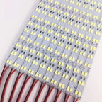 10PCS 8CM 25CM 50CM 12V 24V LED Hard Rigid Strip Bar Light Double row led strip 144leds/m SMD 5730 Superbright Warm Cool White