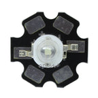 10pcs 1W 3W High Power LED Full Spectrum White Warm white Green Blue Deep Red 660nm Royal blue IR UV With 20mm Black Star PCB
