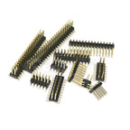 10PCS  SMD 1.27mm strip Double Row Male Pinheader Socket pitch strip connector SMT  2*3/4/5/6/7/8/10/12/13/15/20/25/30/40 PIN