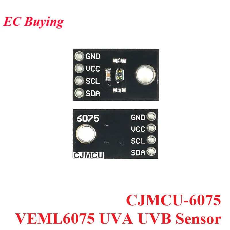 10Pcs/1pc UV Detection Sensor Module CJMCU-GUVA-S12SD VEML6075 VEML6070 UVA UVB S12SD ML8511 Ultraviolet Ray Light For Arduino