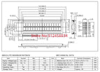 Big Large 16x2 1602 Russian Cyrillic Font Character  LCD Display STN Blue Cmpatible WH1602L-TMI-CT free ship