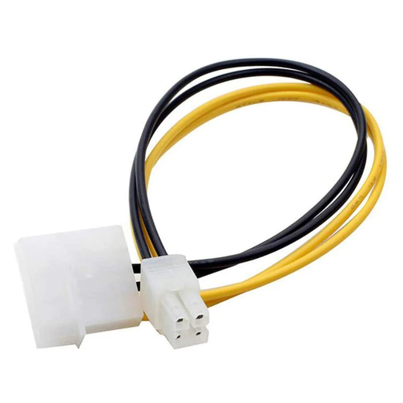 CPU 4 pin Molex 4pin to EPS 8pin Power Adapter,ATX P4 Molex 4 pin to 8 pin Power Extension Cable,ATX 12V 4-pin PSU Motherboard