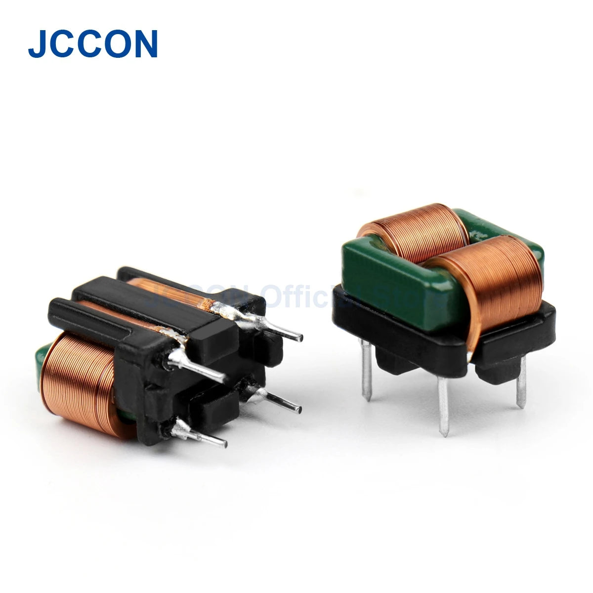 2Pcs Common Mode Inductance Millihenry High Current Flat Copper Wire Filter EMI Straight Pin Magnetic Toroidal Coil 2MH 5MH 8MH