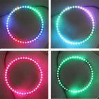 WS2812B 8/16/24/35/45LEDs Pixel Ring SP110E Controller USB Kit RGB Ring Individul AddressabIe WS2812 IC BuiIt-in Lights DC5V