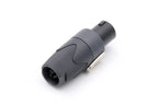 10PCS Speaker Powercon connector NL4FX Speakon 4 Pole Plug Male Professional audio power plug Red&Blue