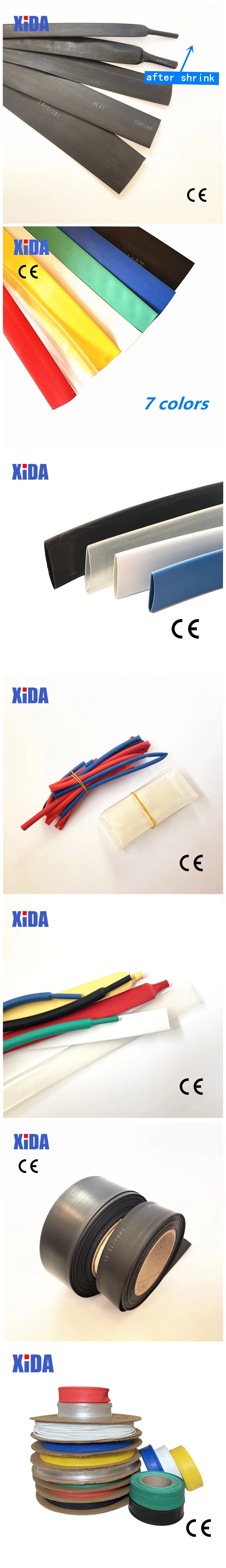 10 Meters/Lot 5mm 6mm 8mm 10mm Red Blue Green Yellow White Clear Black Heat Shrink Tube Heatshrink Tubing Sleeving Wrap Kits DIY