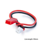 AXSPEED 6Pcs JST Female to PH 2.0-2P Male Micro Lipo Battery Adapter Cables Lines for Axial SCX24 1/24 RC Car Truck Accessories