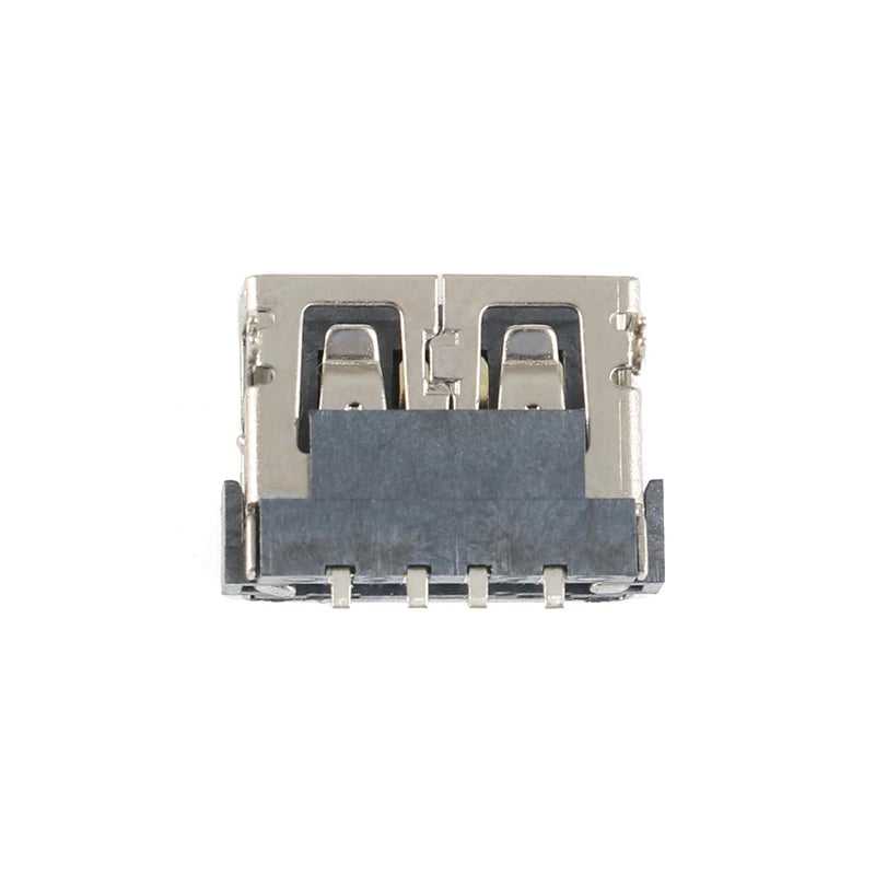 10Pcs/Lot Type A Female USB 2.0 Short body 4 Pin 2 Foot 90 Insert direct Data Charge Plug Socket Jack Connector Wire