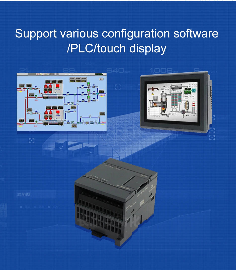 ModBus RTU Serial IO Module RS485 Interface 4DI+4DO 4 Digital Outputs Rail Installation 8~28VDC CDEBYTE MA01-AXCX4040