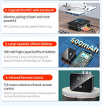 Bluetooth 5.0 Receiver Transmitter FM Stereo AUX 3.5mm Jack RCA Optical Wireless Audio Adapter Remote Control For TV  Car Kit