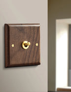 Toggle Wall Switch 1-4 Gang, Solid Wood Frame, EU French Wall Socket, Flush / Surface Mounting, Z6 Wallpad