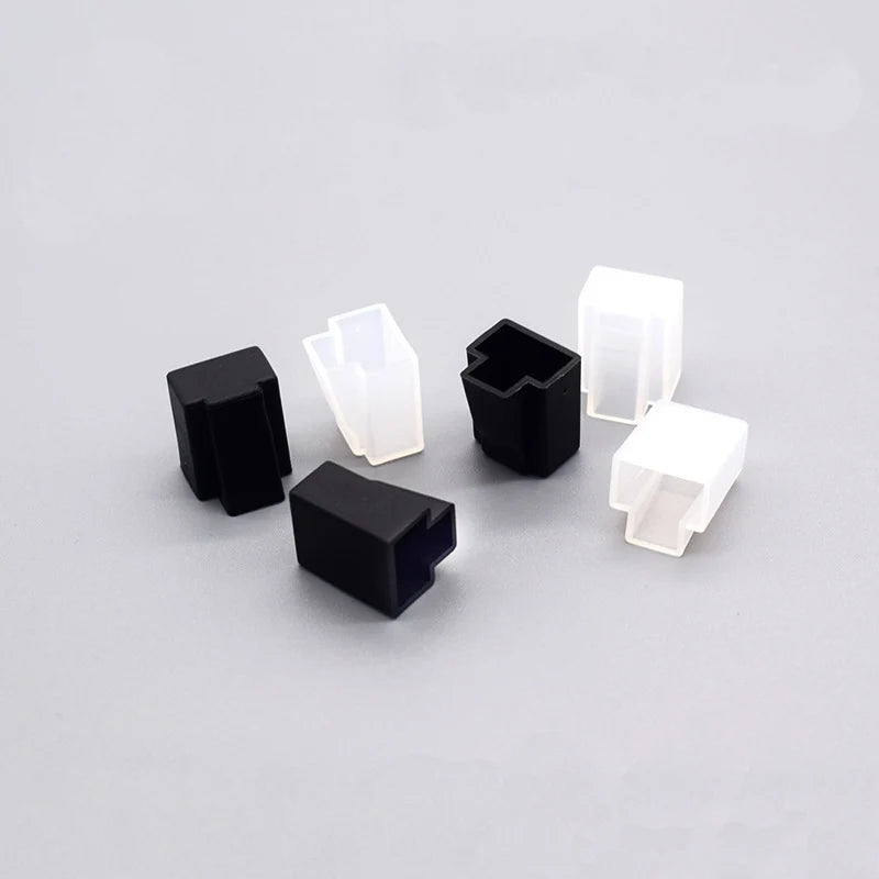RJ45 Ethernet Connector Cust Cover Network Plug Cover Cap Hat for Cat5e Cat6 Cat7 CAT8 Protector RJ45 Plug Case