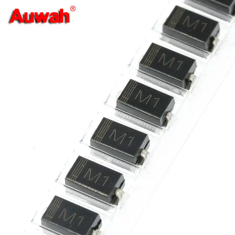 50pcs/lot SMD Rectifier diode M1 M2 M4 M7 1N4001 1N4002 1N4004 1N4007 1A 50V 100V 400V 1000V DO-214AC SMA