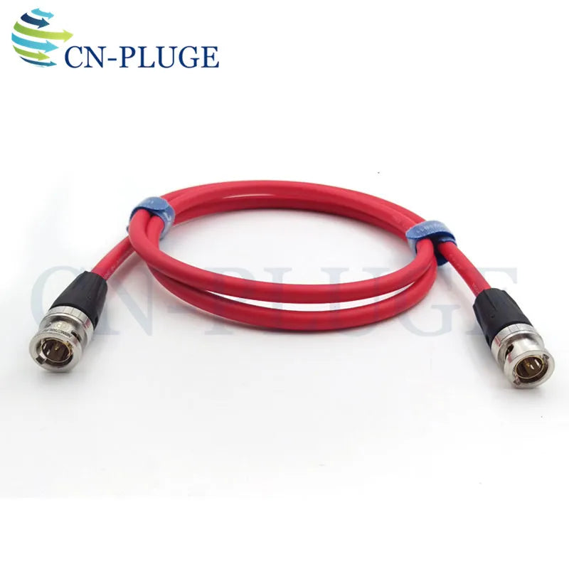 BNC plug to  BNC plugs  , SDI pigtail. Camera RF coaxial cable,  Canare LV-61S 75ohm camera video signal SDI transmission line