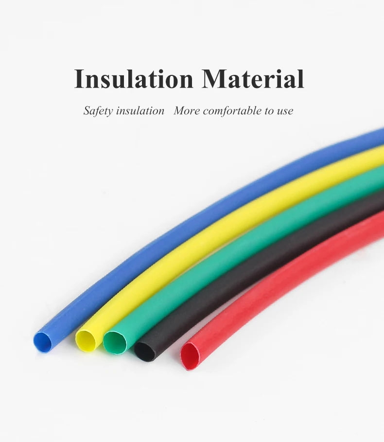 10M/lot Set Heat Shrink Tube 2:1 Kit Insulation Sleeving Termoretractil Polyolefin Shrinking Assorted Heat Tubing Wire Cable
