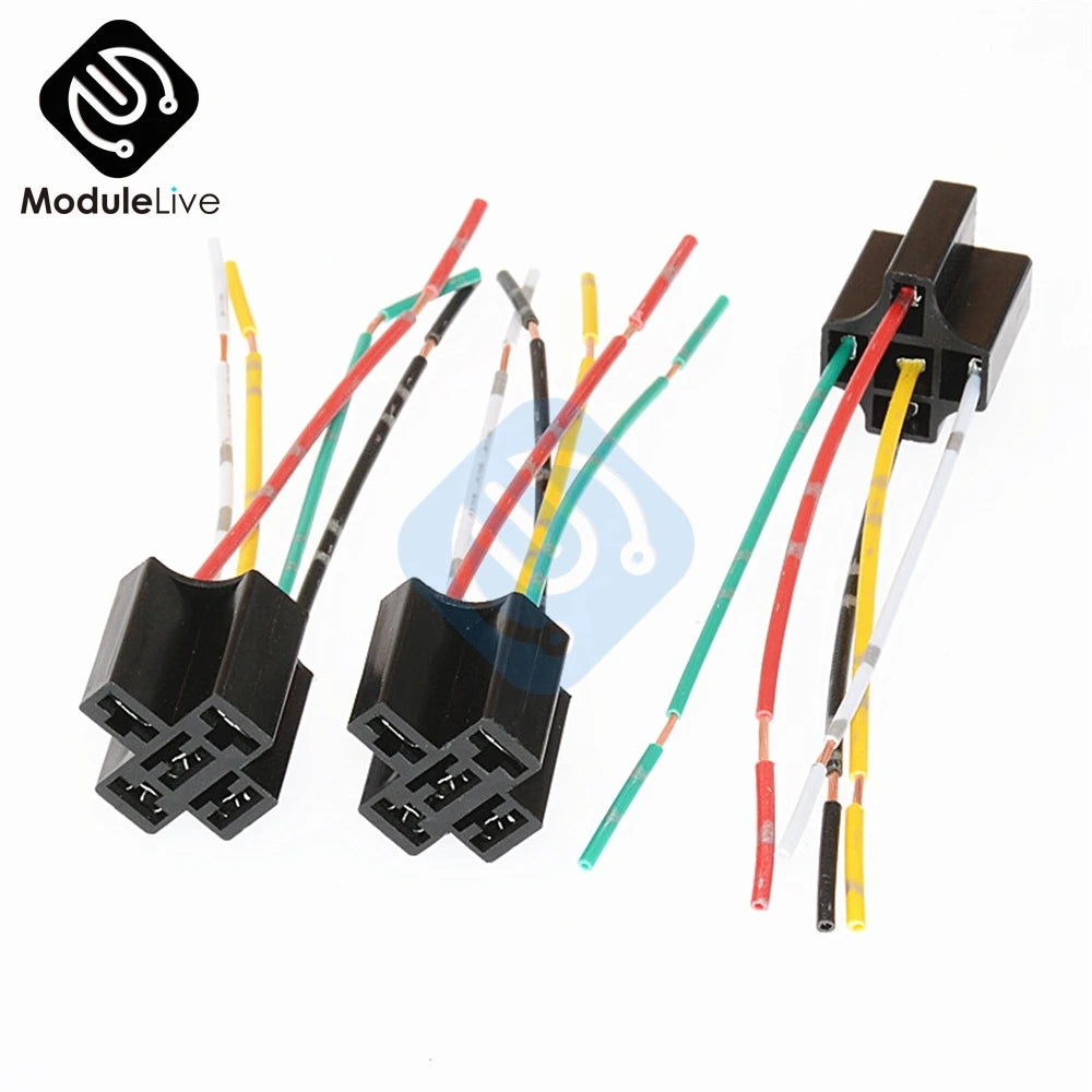 10PCS Waterproof Automotive Relay 12V 100A 5Pin SPDT Car Control Device Car Relays DC 24V 48V High Capacity 100A Switching