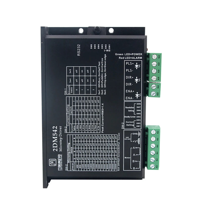 JMC 2DM556 2DM542 2DM420 2-Phase Stepper Motor Driver for Nema 17 23 34 Motor CNC Router Replace TB6600 DM542 DM556 for CNC