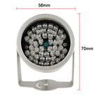 48 LED IR Illuminator Light Infrared Led Lamp 850nm Metal Waterproof Night Vision Lighting For CCTV Camera Fill Light With Screw