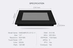 NEXTION 7 Inch  Intelligent Resistive/Capacitive LCD Touch Display NX8048P070-011C/R-Y Multifunction HMI Module With Enclosure