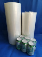 500g 0.2mm PE Heat shrinkable Pipe Clear Membrane Plastic PE hot Shrink Film Packaging Tube Thick Plastic Pack Beer bottle Jar