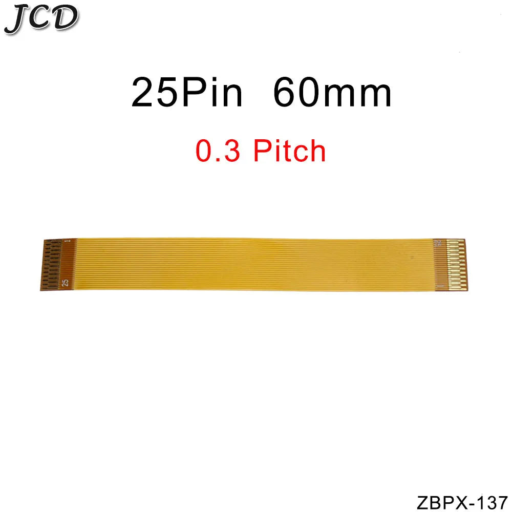 JCD 0.3 mm Pitch 13 21 23 25 27 21 33 39 45 51 Pin FFC FPC Flexible Flat Cable Forward Direction  FPC Connector cable