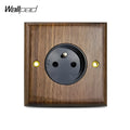 Toggle Wall Switch 1-4 Gang, Solid Wood Frame, EU French Wall Socket, Flush / Surface Mounting, Z6 Wallpad