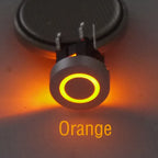 10PCS 6X6X7.2mm illuminated Momentary Tact Switch Button No Loacking 6Pin DIP LED 12V Mini Push Button Switch