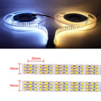 12V 24V LED Strip SMD 2835 Flexible LED Tape 5M 120 240 480Leds/m Waterproof Ribbon Diode Room Decor Warm Natural Cool White