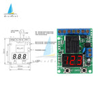 DC 12V 24V LED Digital Voltage Control Relay Module Relay Switch Control Board Voltage Detection Charging Discharge Monitor