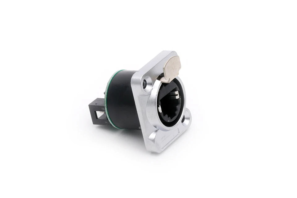 8pcs New RJ45 with PCB Board Connector, RJ45 Female Adapter, Female Panel Mount Sockets RJ45 Ethernet Connector