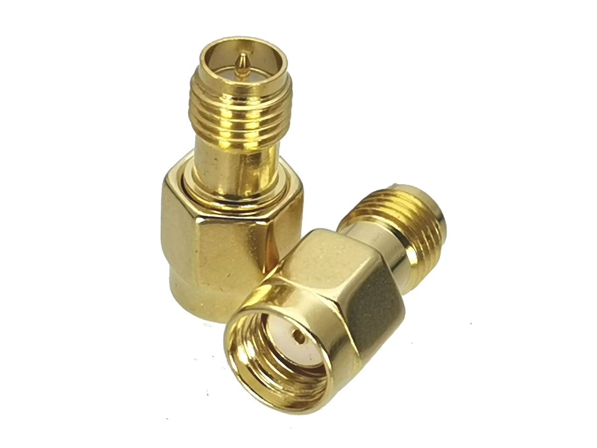 1Pcs RP-SMA RPSMA to SMA / RP-SMA Male plug & Female jack RF Coaxial Adapter connector Test Converter