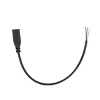 1pcs 25cm 2pin 4pin Wire USB 2.0 Type C Male Female Plug Extension Welding Type USB-C DIY Repair Cable Charger Connector