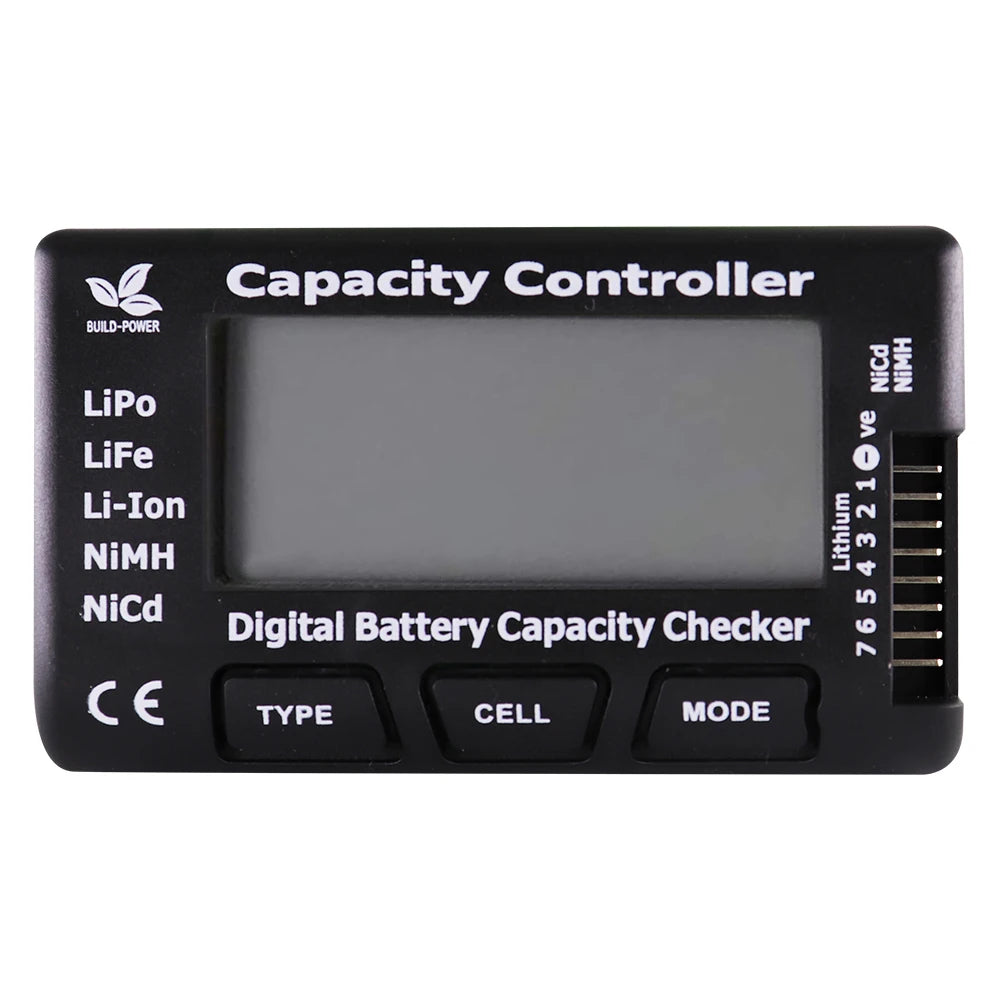 LCD Digital Battery Capacity Checker CellMeter RC CellMeter8 2-8S 4-8S Servo LiPo Li-lon NiMH Battery Tester RC CellMeter7