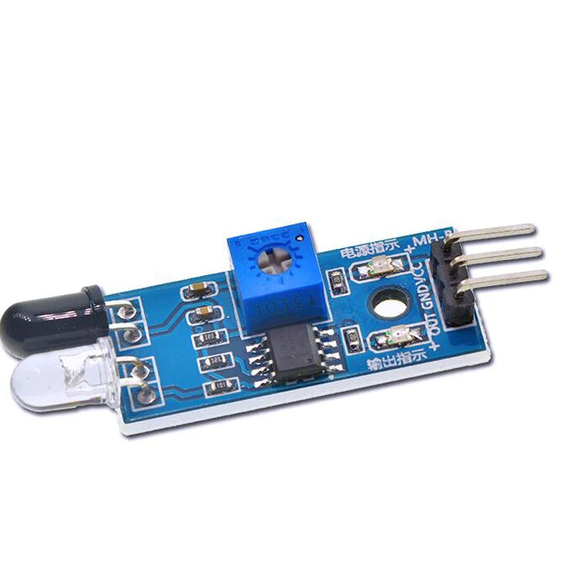 Infrared Obstacle Avoidance Sensor Module for Arduino Smart Car Robot 3-Wire Reflective Photoelectric New