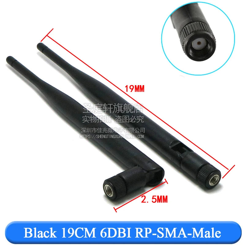 1PCS 2.4GHz 6dBi/3dbi WIFI Aerial 2.4G Antenna RP-SMA Bluetooth Male Female Wireless Router Connector WLAN/WiMAX/MIMO