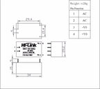 HLK-PM01 HLK-PM03 HLK-PM12 AC-DC 220V to 5V/3.3V/12V Mini Power Supply Module Intelligent Household Switch HLK-5M05