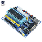DC 12V PIC16F877A PIC Minimum System Development Board Emulator JTAG ICSP Program Minimum System Microcontroller Module