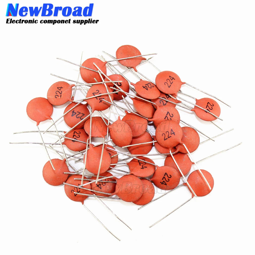 200 PCS 220pF/50V DIP-2 Ceramic Disc Capacitors 50V 220pF 1PF 2PF 3.3PF 4PF 5PF 8PF 10PF 12PF 15PF 51PF 102PF 224PF 331PF 473PF