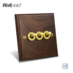 Toggle Wall Switch 1-4 Gang, Solid Wood Frame, EU French Wall Socket, Flush / Surface Mounting, Z6 Wallpad