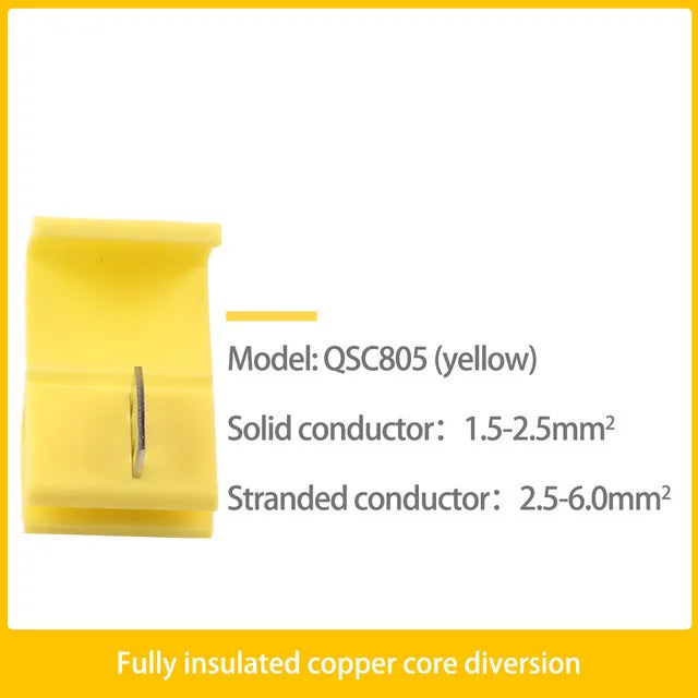 Scotch Lock Electric Wire Cable Connectors  AWG 22-18 Without Breaking Cable Insulated Crimp Splice Electrical Terminals