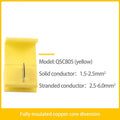 Scotch Lock Electric Wire Cable Connectors  AWG 22-18 Without Breaking Cable Insulated Crimp Splice Electrical Terminals