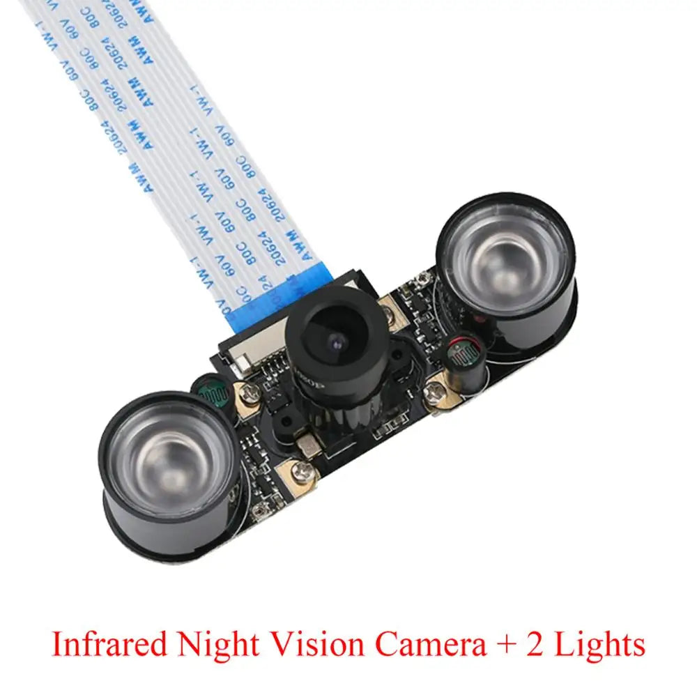 Raspberry Pi 4B Camera Module Night Vision 5MP Webcam With Infrared IR Sensor LED Light For Raspberry Pi 4B/3B+/3B