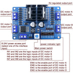 L298N Motor Driving 4WD DC Motor Driving Module L298N Stepping Motor Driving Module Intelligent car Driving Module