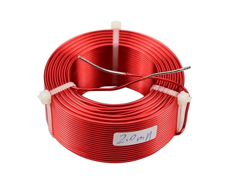 GHXAMP 1PCS 1.2mm Speaker Crossover Inductor Coil Oxygen-Free Copper Frequency Divider Coil Inductance 0.21mH 0.5mH 1.0mH 1.5mH